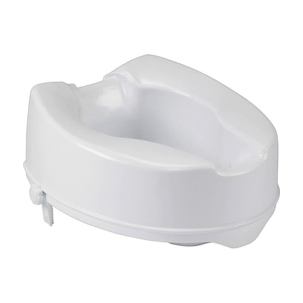 EA/1 RAISED TOILET SEAT WITH LOCK, STANDARD SEAT, 6" * Drive Medical item surcharge included in sell
