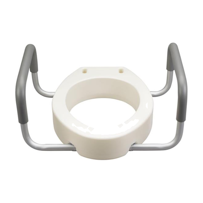 EA/1 PREMIUM SEAT RISER WITH REMOVABLE ARMS, ELONGATED SEAT * Drive Medical item surcharge included in sell