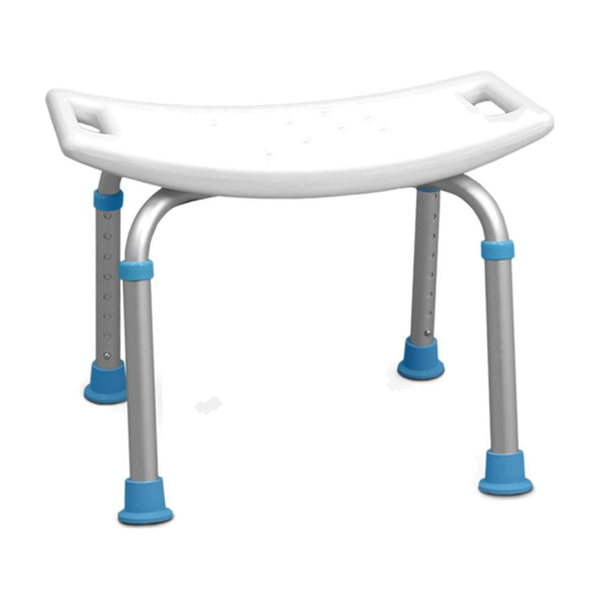 EA/1 ADJUSTABLE BATH AND SHOWER CHAIR WITH NON-SLIP SEAT, WHITE * Drive Medical item surcharge included in sell