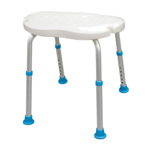 EA/1 ADJUSTABLE BATH AND SHOWER CHAIR WITH NON-SLIP COMFORT SEAT, WHITE * Drive Medical item surcharge included in sell