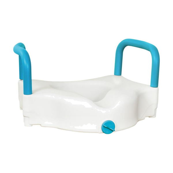 EA/1 3 IN 1 RAISED TOILET SEAT 4" WHITE * Drive Medical item surcharge included in sell