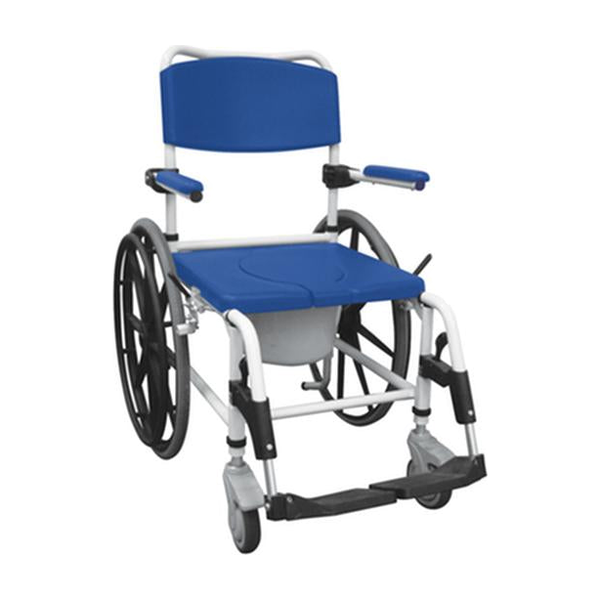 EA/1 ALUMINUM SHOWER MOBILE COMMODE TRANSPORT CHAIR * Drive Medical item surcharge included in sell