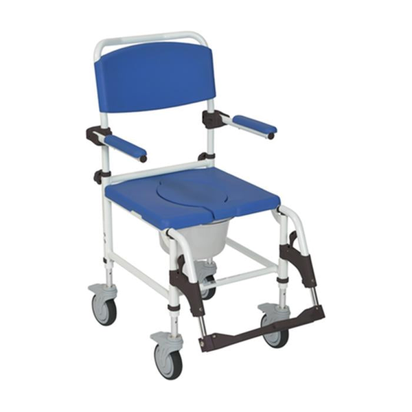 EA/1 ALUMINUM SHOWER COMMODE TRANSPORT CHAIR * Drive Medical item surcharge included in sell