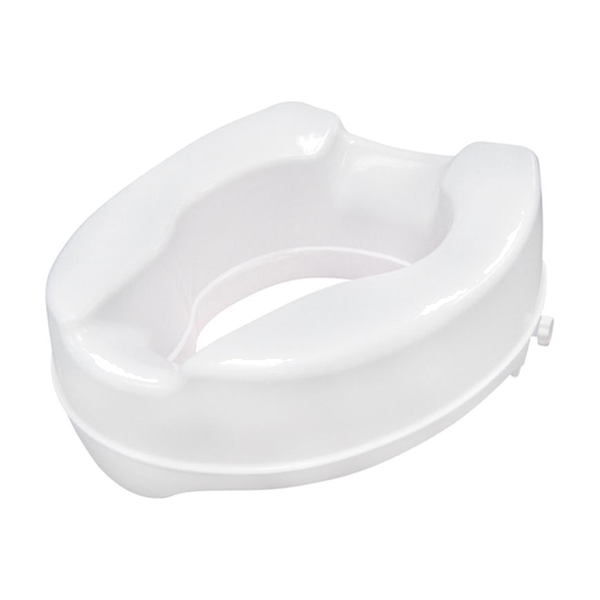 EA/1 RAISED TOILET SEAT WITH LOCK, STANDARD SEAT, 4" * Drive Medical item surcharge included in sell