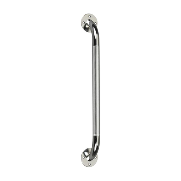 EA/1 CHROME KNURLED GRAB BAR, 18" * Drive Medical item surcharge included in sell
