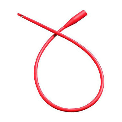 100EA/CS CATHETER RED RUBBER URETHRAL LATEX STERILE 16FR 16IN