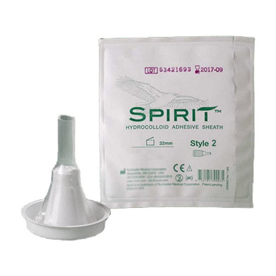 BX/30 SPIRIT CATHETER EXTERNAL MALE SHEATH STYLE 2 SMALL 25MM