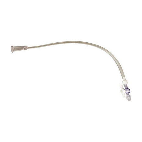 EA/1 CONNECTING TUBE W/ MALE LUER & DRAIN BAG CONNECTOR 14FR 30CM W/ FEMALE LUER TUOHY-BORST ADAPTER