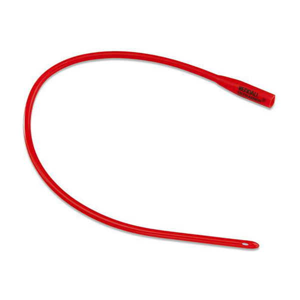 BX/12 CURITY ULTRAMER COUDE RED RUBBER CATHETER 14FR, 12".