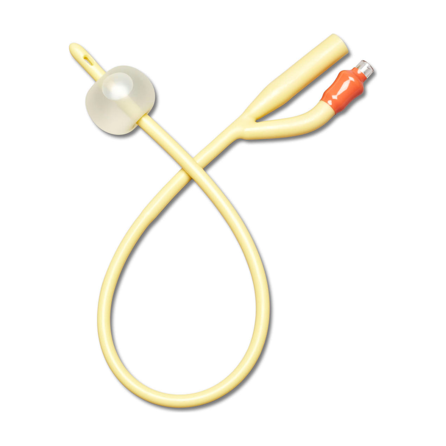 BX/12 22FR, 30CC SILICONE-ELASTOMER COATED LATEX 2-WAY FOLEY CATHETER
