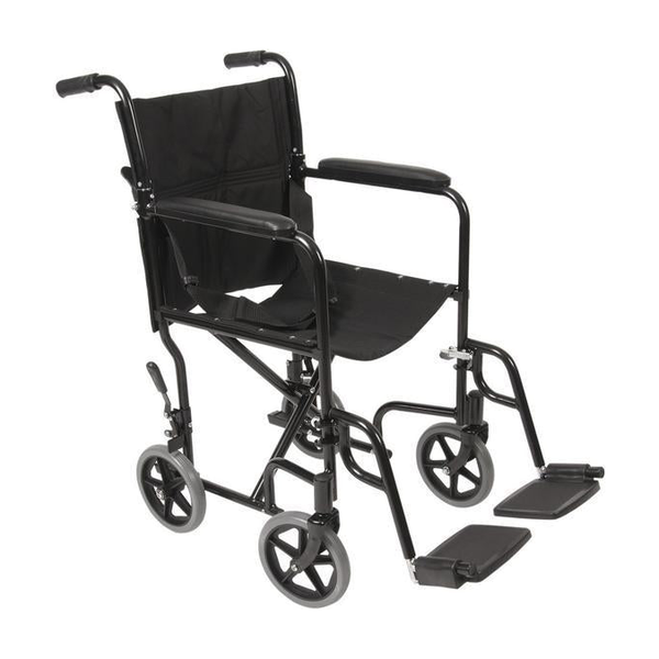 EA/1 TRANSPORT CHAIR/LIGHTWEIGHT/BLACK 19IN