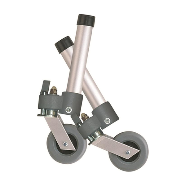 PR/1 LOCKING SWIVEL WALKER WHEELS WITH TWO SETS OF REAR GLIDES * Drive Medical item surcharge included in sell