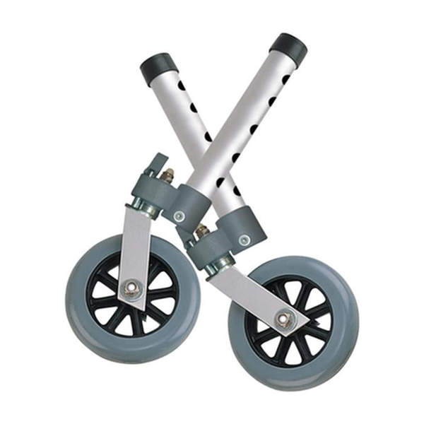 PR/1 SWIVEL LOCK WALKER WHEELS, 5" * Drive Medical item surcharge included in sell