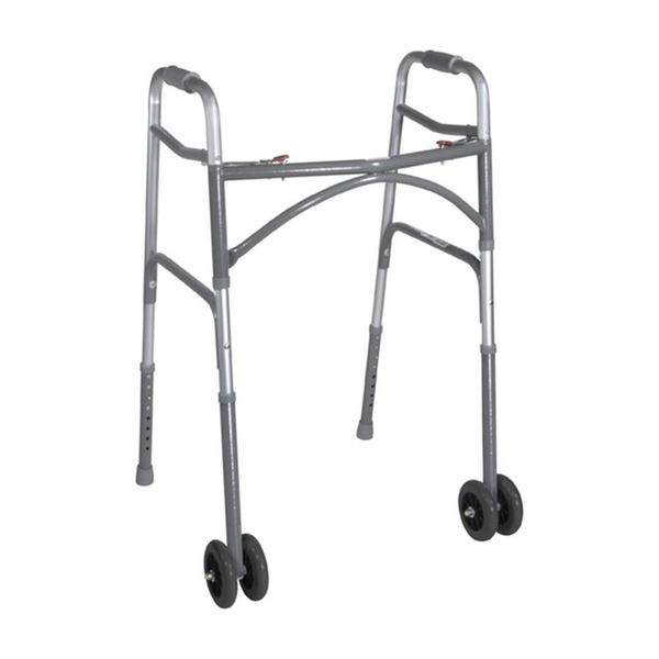 EA/1 HEAVY DUTY BARIATRIC TWO BUTTON WALKER WITH WHEELS * Drive Medical item surcharge included in sell