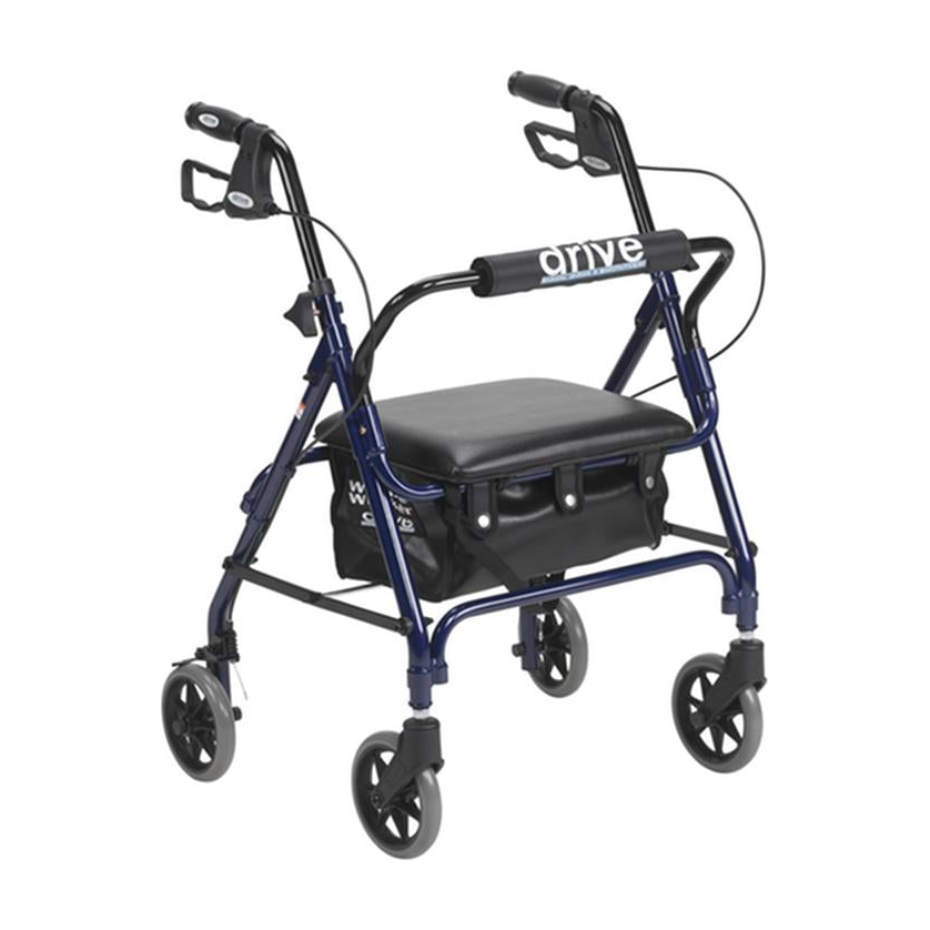 EA/1 JUNIOR ROLLATOR ROLLING WALKER WITH PADDED SEAT, BLUE * Drive Medical item surcharge included in sell