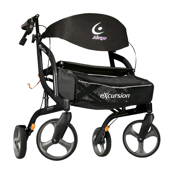 EA/1 AIRGO EXCURSION XWD LIGHTWEIGHT SIDE FOLD ROLLATOR. * Drive Medical item surcharge included in sell