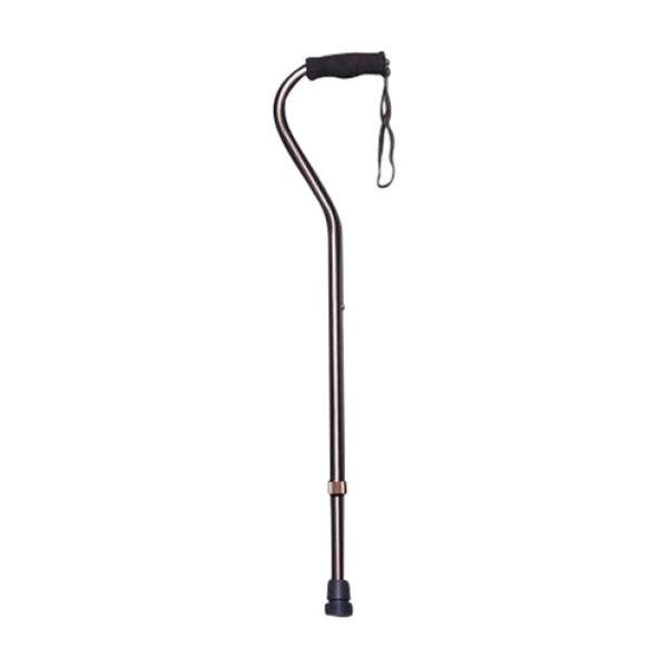 EA/1 OFFSET HANDLE ALUMINUM CANE, SILVER * Drive Medical item surcharge included in sell