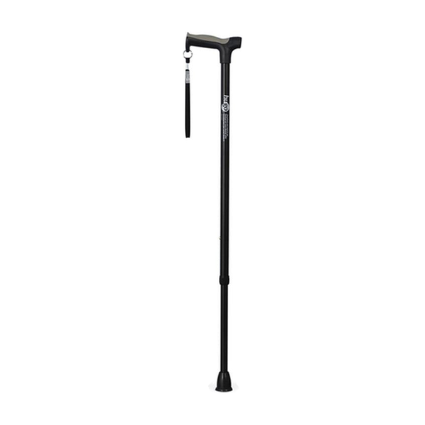 EA/1 ADJUSTABLE DERBY HANDLE CANE WITH REFLECTIVE STRAP, EBONY * Drive Medical item surcharge included in sell