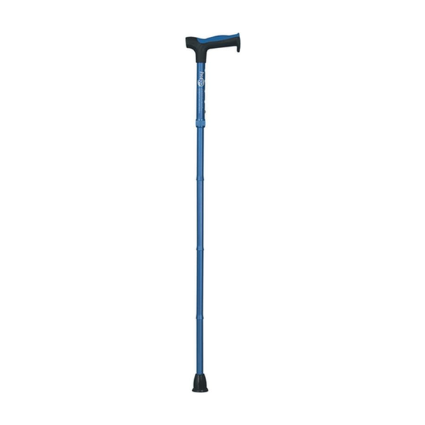 EA/1 ADJUSTABLE FOLDING CANE WITH REFLECTIVE STRAP AQUA * Drive Medical item surcharge included in sell