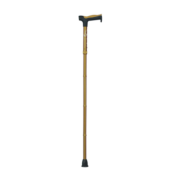 EA/1 ADJUSTABLE FOLDING CANE WITH REFLECTIVE STRAP, AMBER * Drive Medical item surcharge included in sell