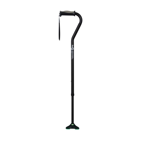 EA/1 QUADPOD OFFSET CANE WITH ULTRA STABLE CANE TIP, EBONY * Drive Medical item surcharge included in sell