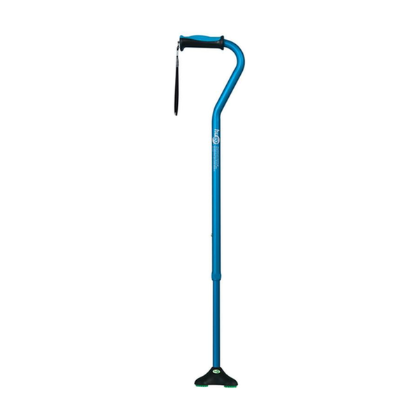EA/1 QUADPOD OFFSET CANE WITH ULTRA STABLE CANE TIP, AQUAMARINE * Drive Medical item surcharge included in sell