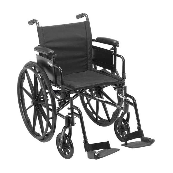 EA/1 DRIVE MEDICAL CRUISER X4, ADJ FULL ARM, ELEVATING LEG RESTS. * Drive Medical item surcharge included in sell