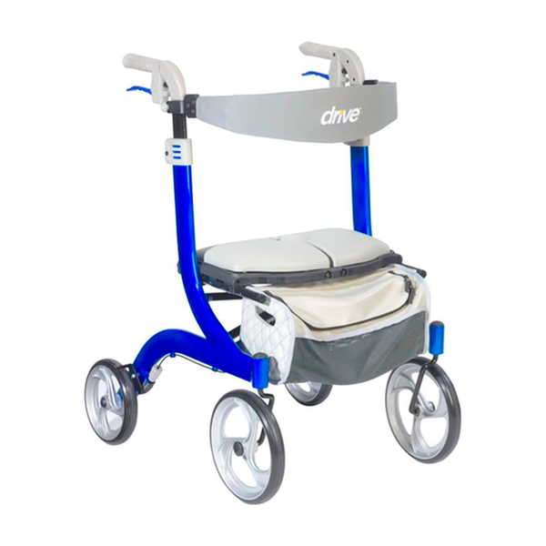 EA/1 NITRO DLX EURO STYLE ROLLATOR ROLLING WALKER, SLEEK BLUE * Drive Medical item surcharge included in sell