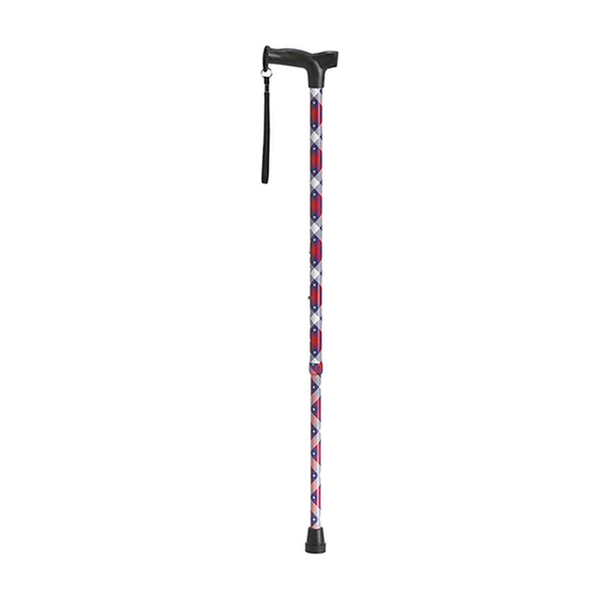 EA/1 COMFORT GRIP T HANDLE CANE, PATRIOTIC * Drive Medical item surcharge included in sell