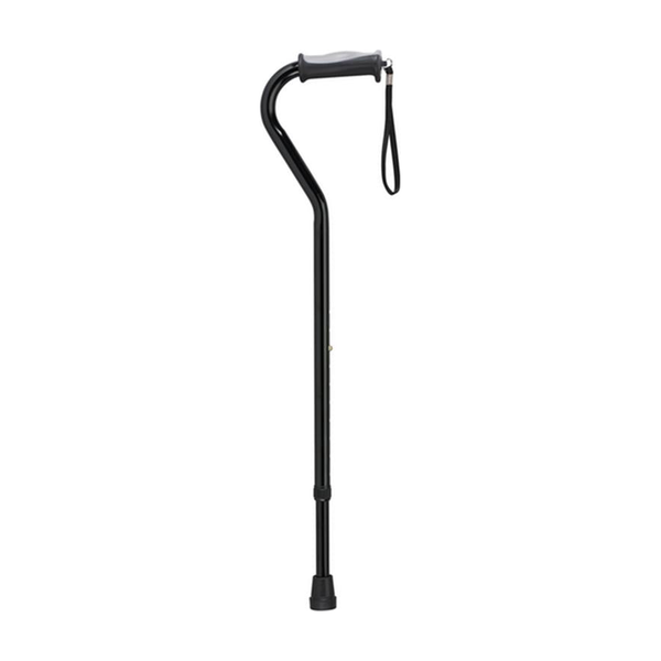 EA/1 GEL GRIP, ALUMINUM OFFSET CANE, HEIGHT ADJUSTABLE 30-39", BLACK * Drive Medical item surcharge included in sell