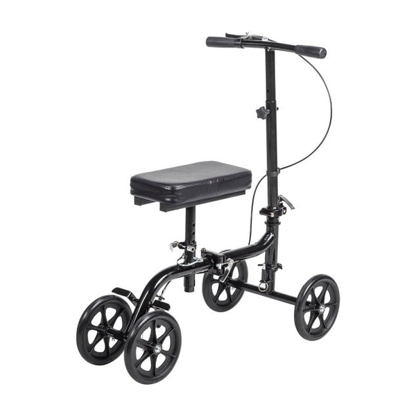 EA/1 ECO FOLDING KNEE WALKER ADJUSTABLE HANDLEBAR & PADDED LEG SUPPORT UNIVERSAL 8" WHEELS (350LBS) * Drive Medical item surcharge included in sell
