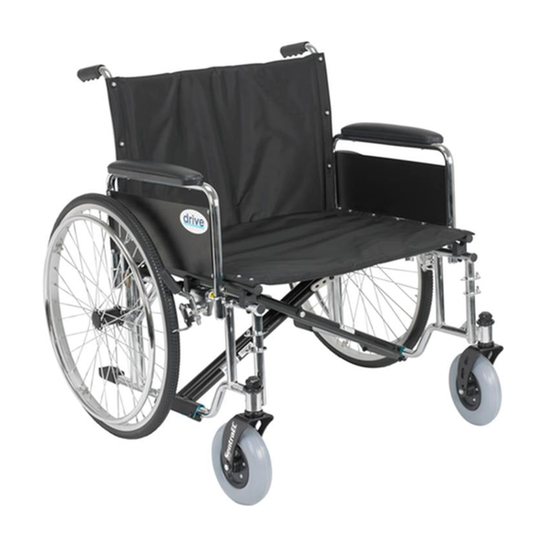 EA/1 SENTRA EC HEAVY DUTY EXTRA WIDE WHEELCHAIR, DETACHABLE FULL ARMS, 26" SEAT * Drive Medical item surcharge included in sell