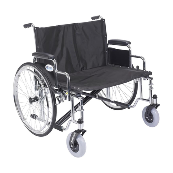 EA/1 SENTRA EC HEAVY DUTY EXTRA WIDE WHEELCHAIR, DETACHABLE DESK ARMS, 30" SEAT * Drive Medical item surcharge included in sell