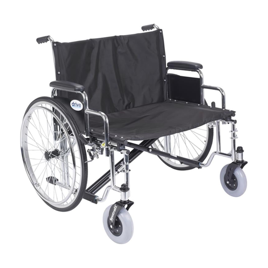 EA/1 SENTRA EC HEAVY DUTY EXTRA WIDE WHEELCHAIR, DETACHABLE DESK ARMS, 30" SEAT * Drive Medical item surcharge included in sell