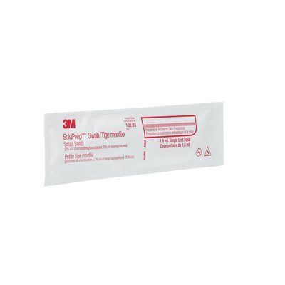 BX/50 SWABSTICKS CLEAR SOLUTION CHLORHEXIDINE GLUCONATE 2PERCENT