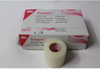 BX/6 TAPE TRANSPORE 2IN X 10YDS