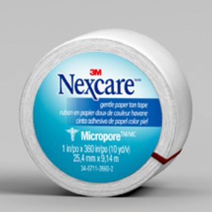 BX/12 TAPE SURGICAL MICRO 1 X 360IN NEXCARE
