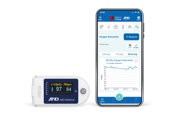 EA/1 A&D BLUETOOTH PULSE OXIMETER More info...