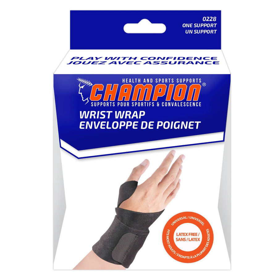 EA/1 CHAMPION WRIST WRAP ONE SIZE 4 1/2" - 9 1/2" More info...