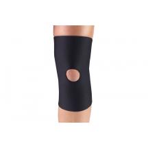 EA/1 CHAMPION NEOPRENE MINIMUM KNEE SUPPORT W/ OPEN PATELLA LG (15 1/2 - 16 1/2") BLACK 4-WAY STRETC