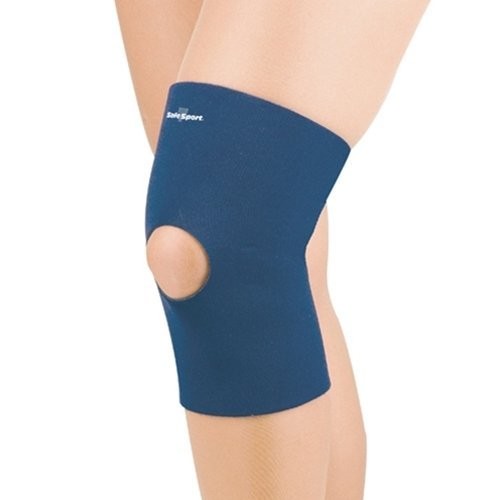 EA/1 KIDSLINE KNEE SLEEVE W/ OPEN PATELLA BLUE MEDIUM