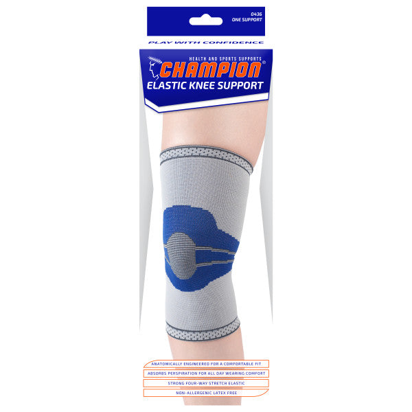 EA/1 ELASTIC KNEE SUPPORT LIGHT-GREY X-SMALL