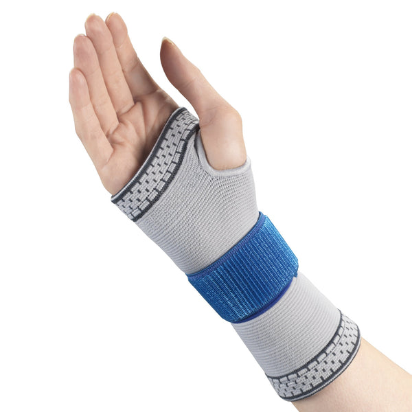 EA/1 CHAMPION ELASTIC WRIST SUPPORT, LIGHT-GREY MEDIUM (6.75-7.5")