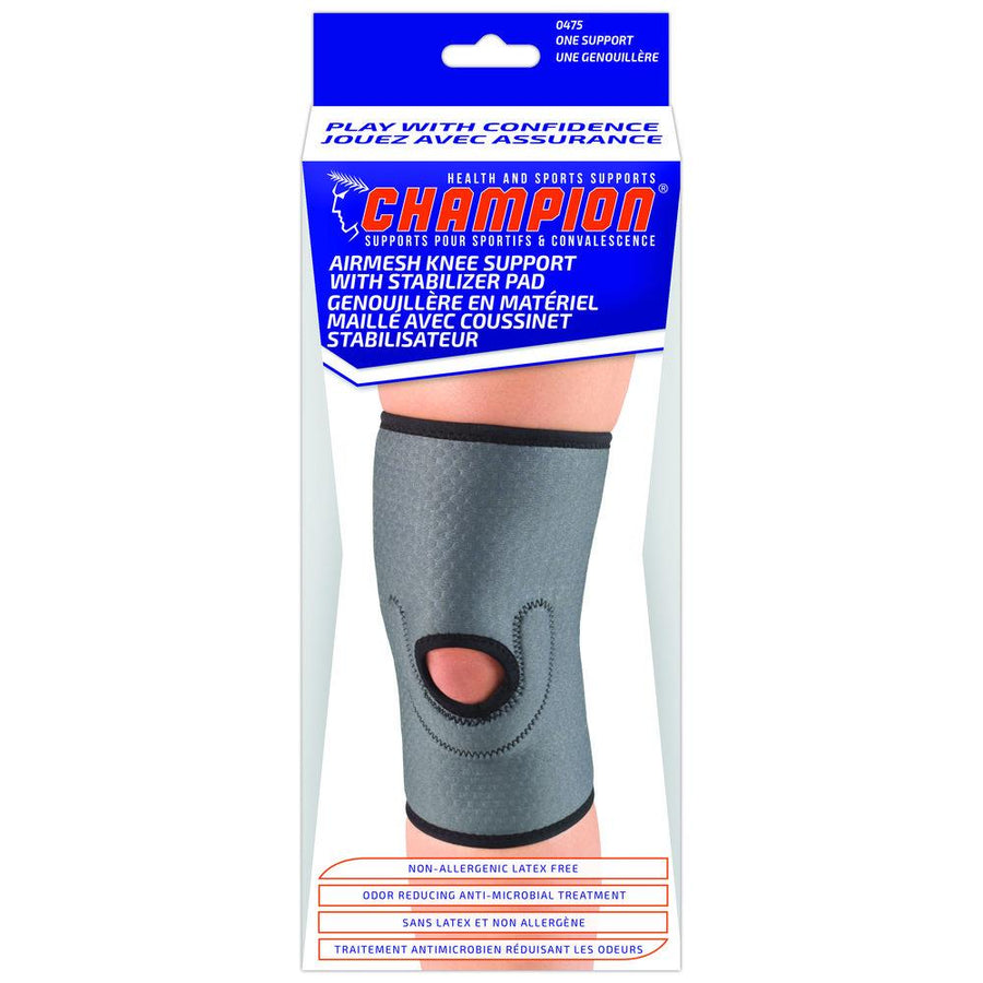 EA/1 AIRMESH KNEE SUPPORT WITH STABILIZER PAD,X-LARGE