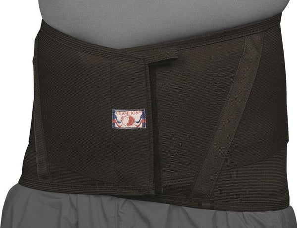 EA/1 CRISSCROSS ELASTIC SACRO BRACE BLACK LARGE
