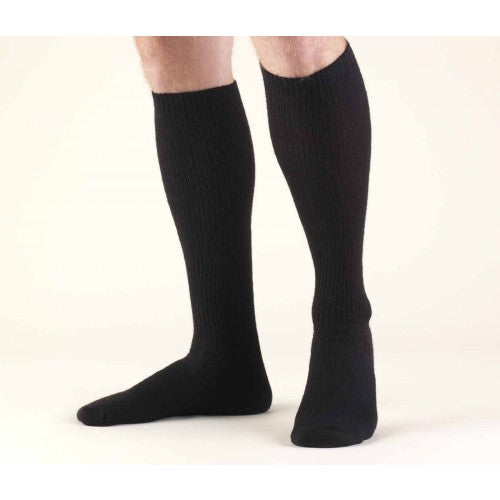 PR/1 TRUSOFT DIABETIC 8-15MMHG KNEE-HIGH SOCK X-LARGE MEN (12 1/2 - 14) BLACK LATEX-FREE