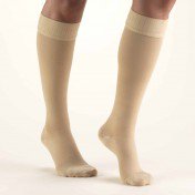 PR/1 TRUFORM MENS DRESS SUPPORT SOCKS 15-20MM KNEE HIGH TAN LARGE