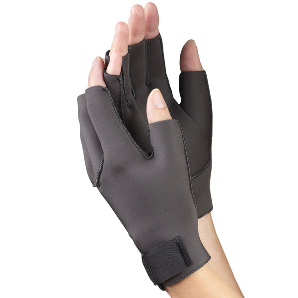 PR/1 OTC ARTHRITIS GLOVES NEOPRENE BLACK SMALL (7-7.5") RETAINS HEAT W/ INTERIOR LINING UNISEX LATEX
