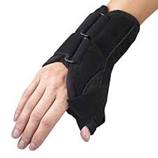 EA/1 WRIST-THUMB SPLINT 6" RIGHT BLACK X-LARGE (8.5-10")