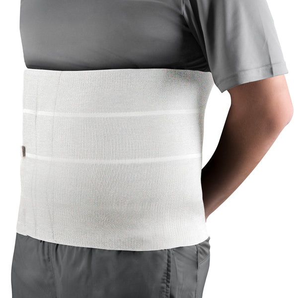 EA/1 OTC MAXIMUM HEAVY DUTY FOUR PANEL ABDOMINAL BINDER 12" WHITE, 2X-LARGE (45-48")